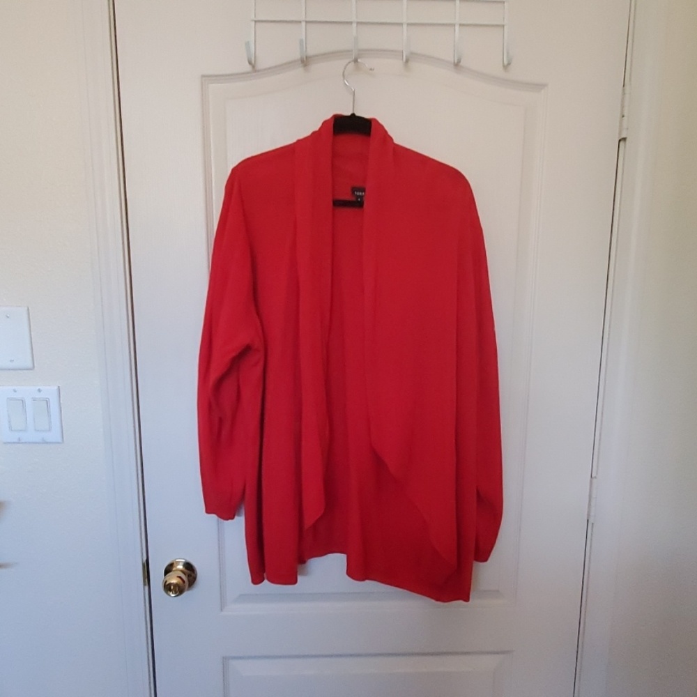 Lightweight red sweater